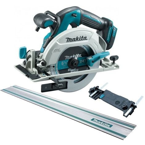 Makita DHS680Z 18v Lithium Brushless Circular Saw 165mm Bare Tool + Guide Rail