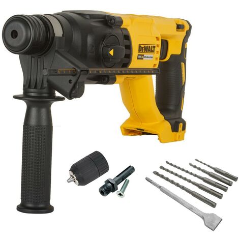 Dewalt DCH133N 18v Brushless SDS Hammer Drill 3 Mode Bare + Chuck +Bits (1/4)