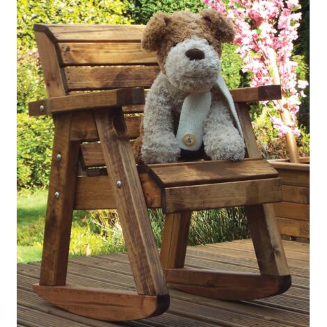 Charles Taylor Little Fellas Wooden Rocker Chair Rocking Seat Garden Kids