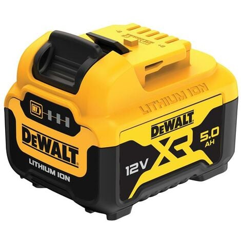 Dewalt DCB126 XR Slide Battery Pack 12V 5.0Ah Li-ion DCB126-XJ Fits 10.8V x 2