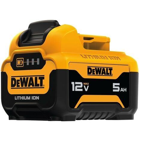 Dewalt DCB126 XR Slide Battery Pack 12V 5.0Ah Li-ion DCB126-XJ Fits 10.8V x 2