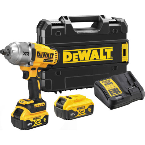Dewalt 18v DCF900P2T XR High Torque Impact Wrench Li-Ion 1/2"" 1396Nm - 2x 5ah