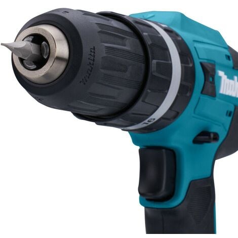 Makita HP488DAEX1 18v Lithium Combi Hammer Drill 1x 2Ah - 74 Screwdriver Bit Set