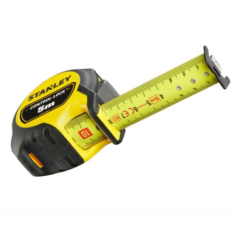Stanley STA037231 5m Metric Control Grip Trade Tape Measure Magnetic STHT37231-0