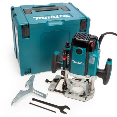 Makita RP2303FCJ 110v 1/2"" Plunge Router Variable Straight Guide + Trend Cutter (1/5)