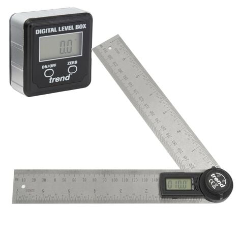 Trend DAR/200 Digital Angle and DLB Rule Magnetic Digital Level Box ...