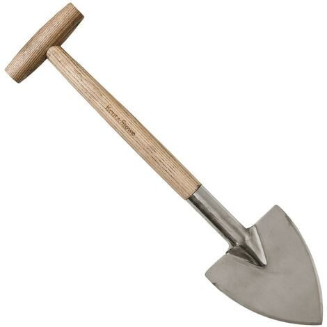 Kent & Stowe Stainless Steel Perennial Spade Border Plants Heavy Duty Ash Handle