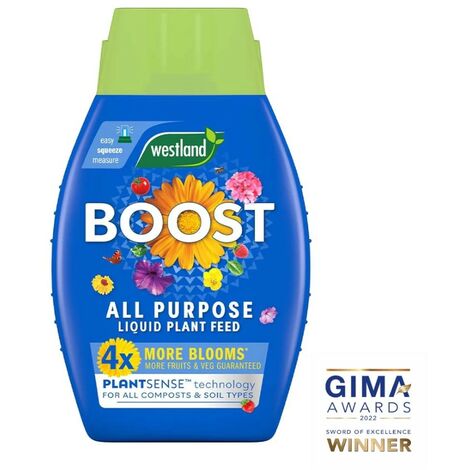 Westland Boost 20100468 All Purpose Liquid Plant Food Feed Easy Squeeze Dose 1L (1/5)
