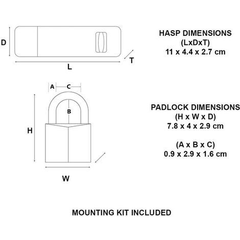 Master Lock 7804EURD Weather Tough Black Finish 40mm Padlock MLK7804