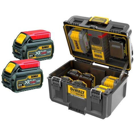DeWalt DWST83470 Toughsystem 2 Charger Box 18v / 54v XR x 2 DCB546 6.0ah Battery
