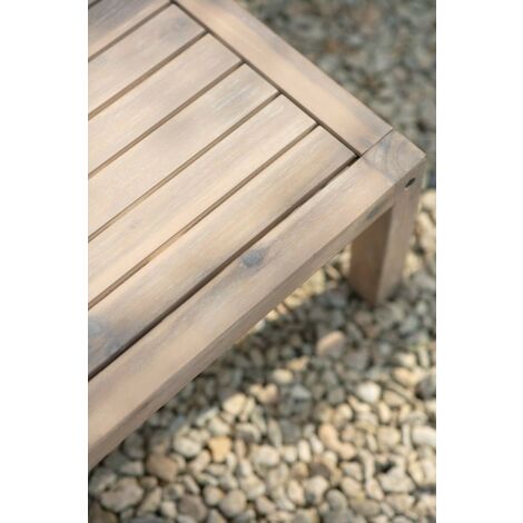 Garden Trading Porthallow Corner Sofa Seat Chair Coffee Table Set Wooden Acacia