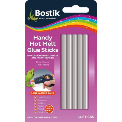 Bostik 30813367 Handy Hot Melt Glue Sticks (Pack 14) BSTHGSAP (1/2)