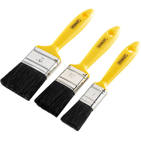 STANLEY STPPYS3Z Hobby Paint Brush Set of 3 25 38 & 50mm STA029591