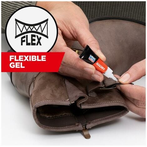LOCTITE Super Glue - POWER FLEX MINI TRIO GEL - Flexible Adhesive - 3 x 1g  Tubes
