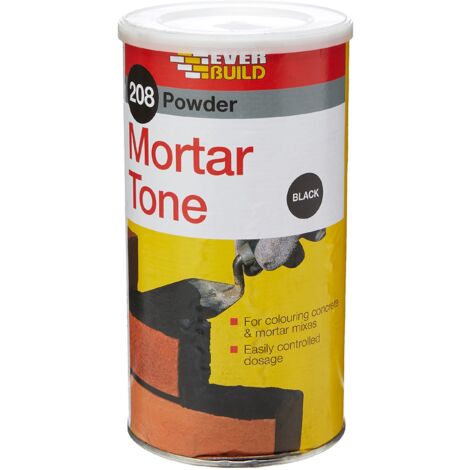Everbuild PMTBK1 208 Powder Mortar Tone Black 1kg EVBPMTBK1