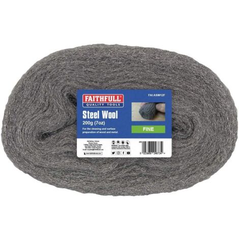Faithfull Steel Wool Fine 200g FAIASW12F