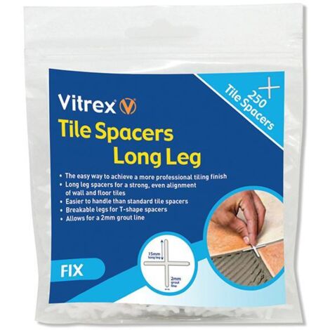 Vitrex LLS5250 Long Leg Spacer 5mm (Pack 250) VITLLS5250