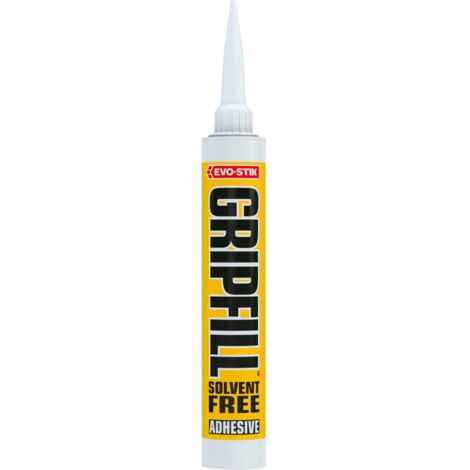 EVO-STIK 30812124 Gripfill Solvent-Free Adhesive 350ml EVOGRIPYELL (1/5)