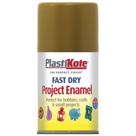 PlastiKote 440.0001430.046 Fast Dry Enamel Aerosol Antique Gold 100ml PKT143S (1/3)