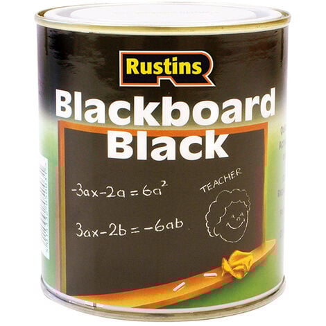 Rustins BLAB1000 Quick Dry Blackboard Black 1 litre RUSQDBB1L