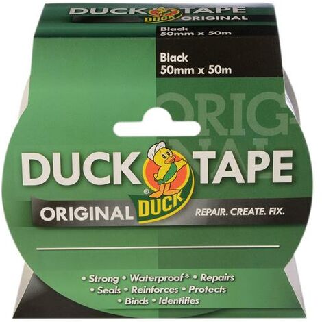 Shurtape 211116 Duck Tape Original 50mm X 50m Black SHU211116