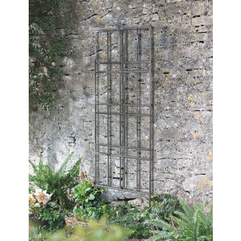 Garden Trading Outdoor Charlbury Floor Trellis Steel Climbing Plant Support