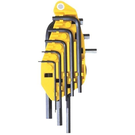 STANLEY 0-69-252 Hexagon Key Set, 8 Piece (1/16 - 1/4in) STA069252