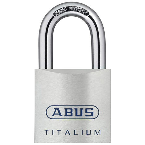 ABUS 56573 80TI/45mm TITALIUM Padlock Carded ABU80TI45C