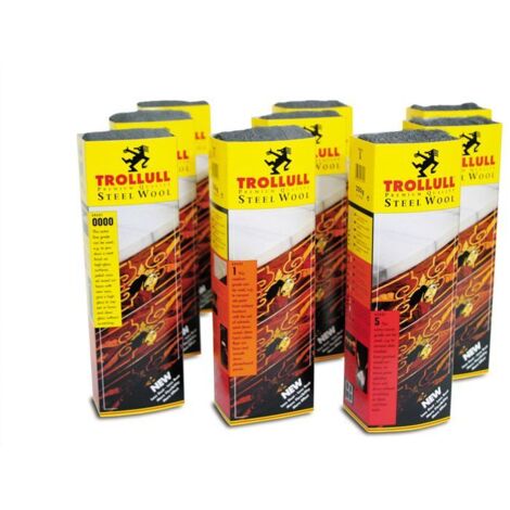 Trollull Steel Wool Grade 1 Medium 200g Handy Pack