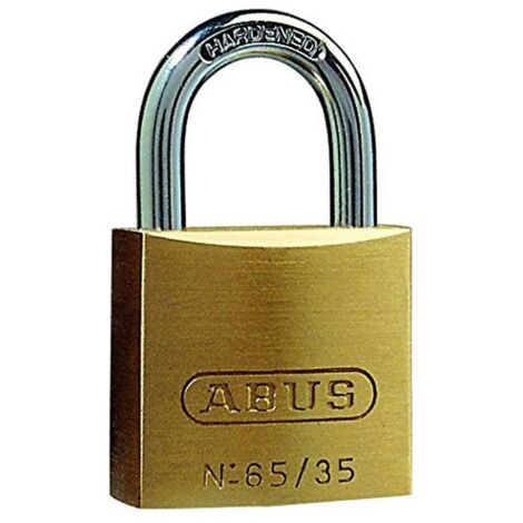 ABUS Mechanical 65/40mm Brass Padlock 40mm Long Shackle ABU6540LS40
