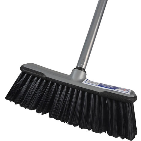 Faithfull PB102SHFA Soft Broom with Screw On Handle 300mm 12in FAIBRSOFTDIY (1/5)