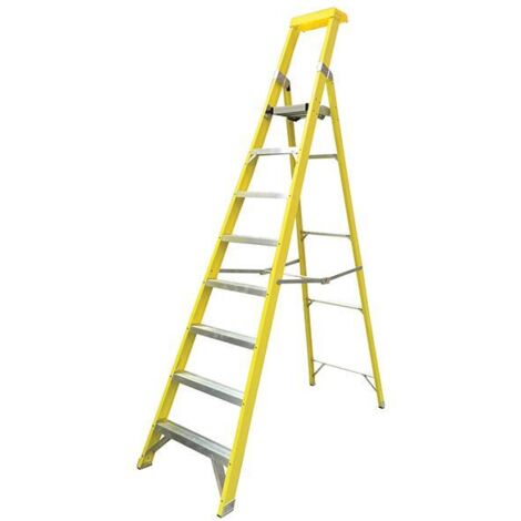 Zarges 300808 GRP Platform Steps, Platform Height 1.88m 8 Rungs ZAR300808 (1/3)