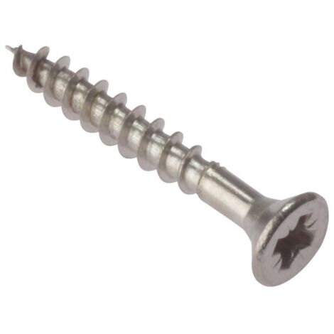 ForgeFix Multi-Purpose Pozi Compatible Screw CSK ST S/Steel 3.5 x 25mm Box 200 FORPOZI3525S