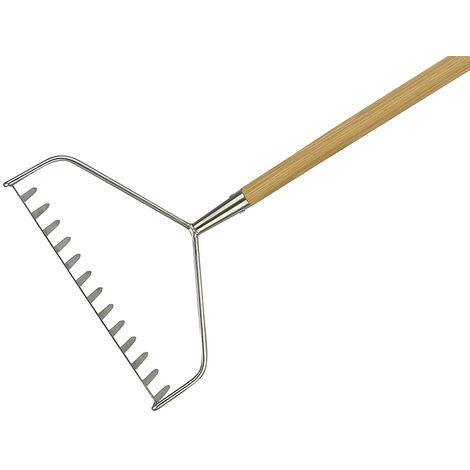 Kent & Stowe 70100057 Stainless Steel Long Handled Soil Rake, FSC K/S70100057