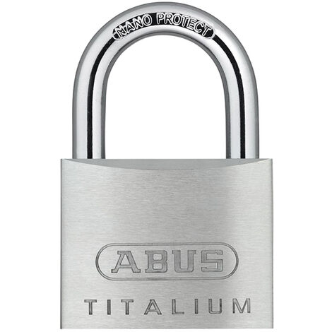 ABUS Mechanical 64TI/50mm TITALIUM™ Padlock Carded ABU64TI50C