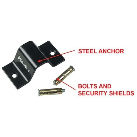 Master Lock 1489EURDAT Floor / Wall Anchor Mounting Point MLK1489E