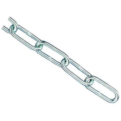 Faithfull Zinc Plated Chain 2.5mm x 2.5m - Max. Load 50kg FAICHCUT25Z (1/3)