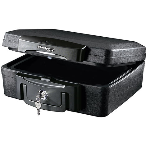 Master Lock H0100 Small Key Locking Fire & Water Chest MLKH0100
