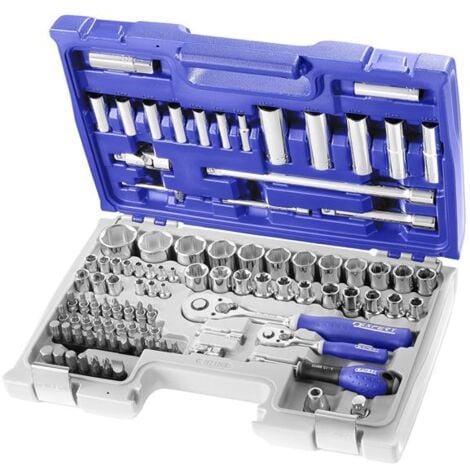 Expert E034805 Socket & Accessory Set of 98 Metric 1/4 & 1/2in Drive BRIE034805B