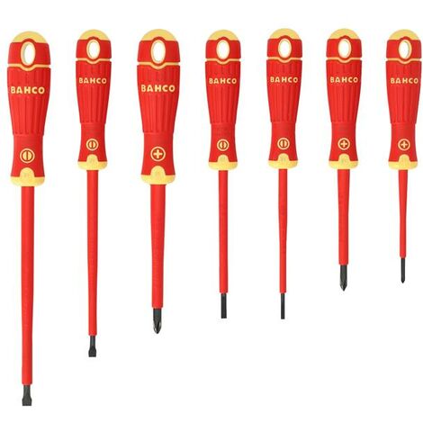 Bahco B220.007 BAHCOFIT Insulated Screwdriver Set, 7 Piece BAH220007