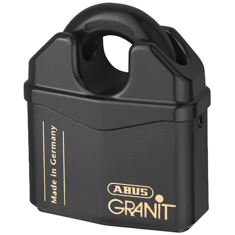 ABUS Mechanical 37RK/80mm GRANIT™ Plus Padlock Close Shackle Carded ABU3780CSC