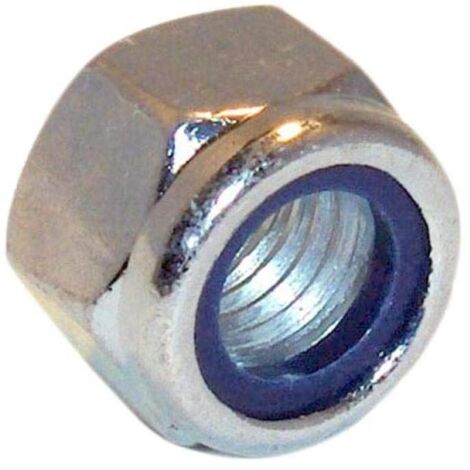 ForgeFix 100NYLOC5 Hexagon Nut & Nylon Insert ZP M5 Bag 100 FORNYLOC5M (1/3)