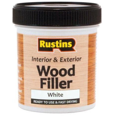 Rustins AWOOW250 Acrylic Wood Filler White 250ml RUSQDWFW250