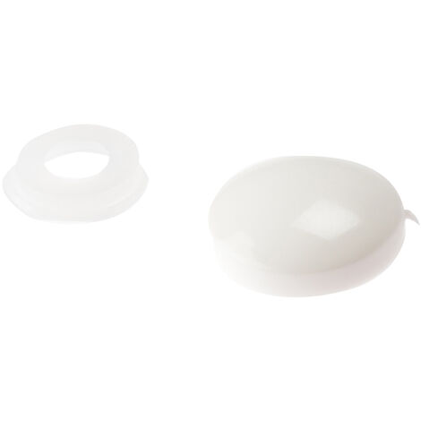 ForgeFix 25PDT0 Domed Cover Cap White No. 6-8 Bag 25 FORPDT0M