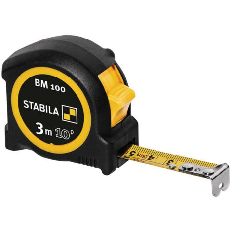 Stabila 19569 BM 100 Compact Pocket Tape 3m/10ft (Width 19mm) STB19569 (1/5)