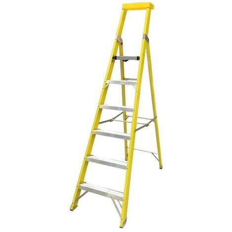Zarges 300806 GRP Platform Steps, Platform Height 1.41m 6 Rungs ZAR300806 (1/3)