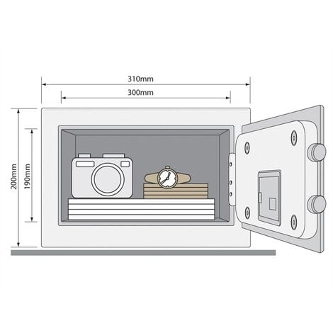 Yale Locks YSV/250/DB1 Value Safe - Medium YALYVSM