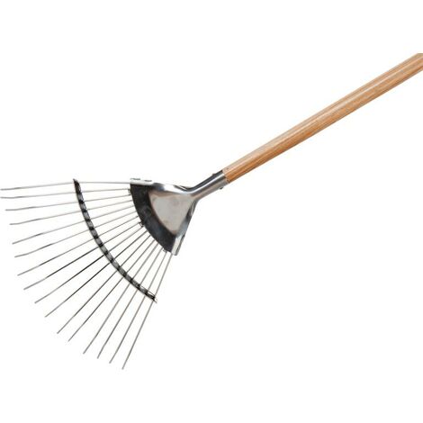 Kent & Stowe 70100741 Stainless Steel Garden Life Lawn & Leaf Rake, FSC K/S70100741