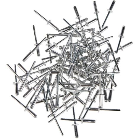 Rapid 5000378 Standard Aluminium Rivets 4 x 8mm Bag of 100 RPD5000378