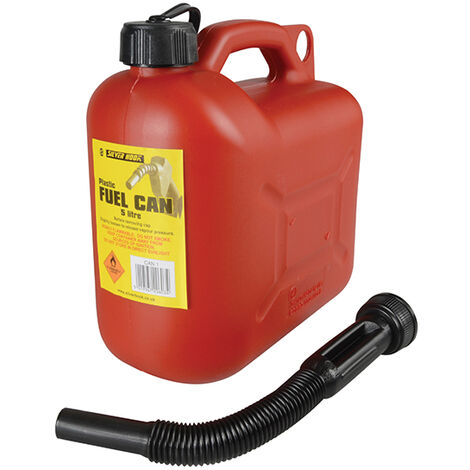 Silverhook Leaded Petrol Can & Spout Red 5 Litre (1/4)
